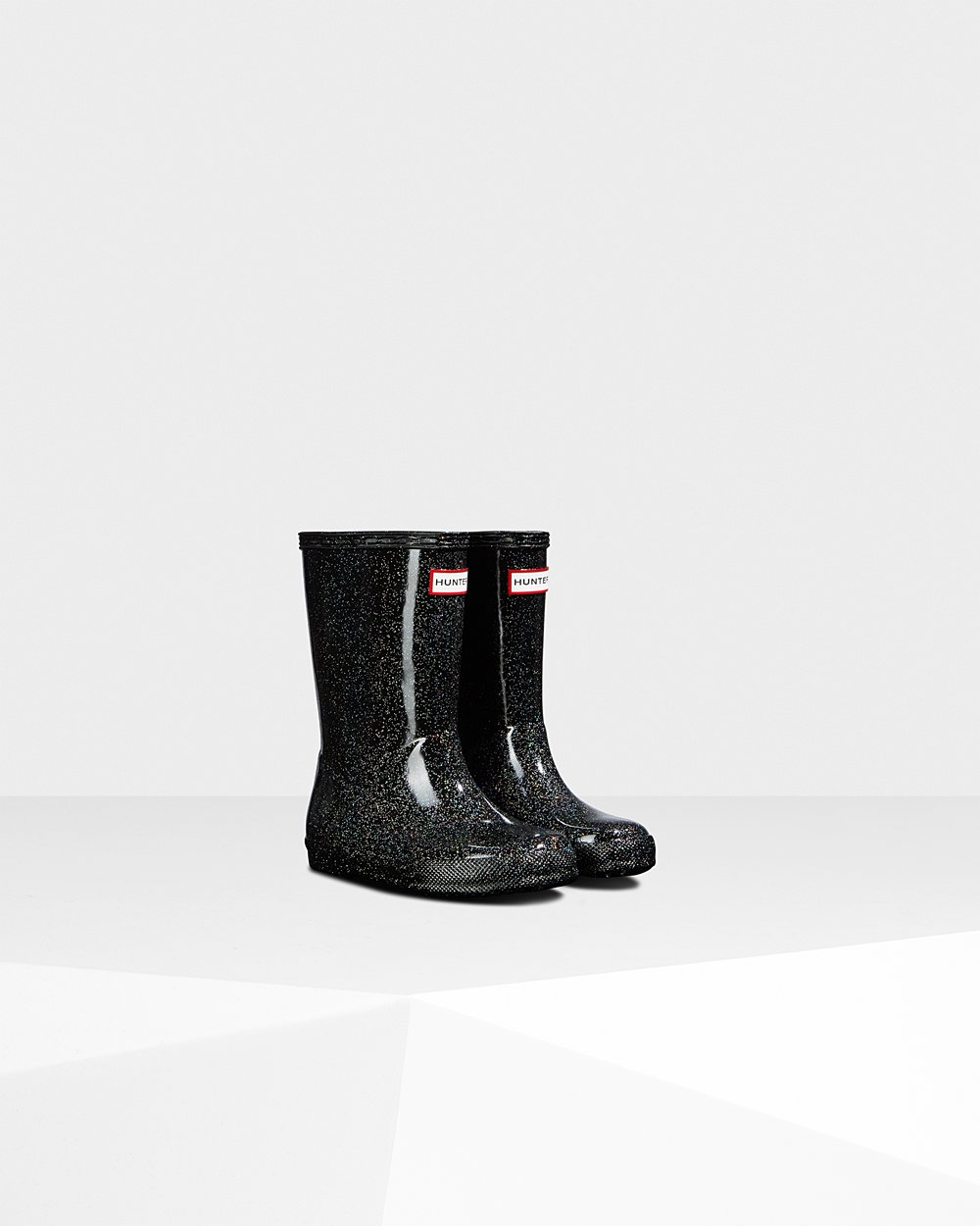 Bottes de Pluie Hunter Original First Classic Starcloud Enfant Noir Multicolore RCEJYKB-96